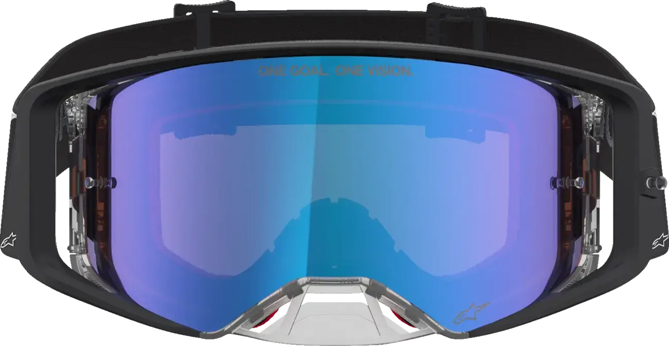 Schutzbrille Alpinestars Atrox Schwarz für Motorrad und Roller — Ansicht 2