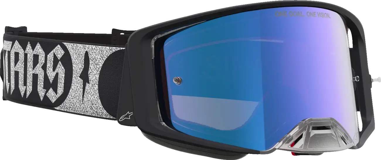 Schutzbrille Alpinestars Atrox Schwarz für Motorrad und Roller — Ansicht 3