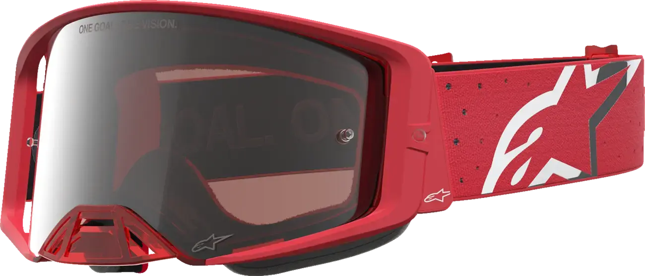 Lunettes de protection Alpinestars Vesta Rouge Fluo - Supertech