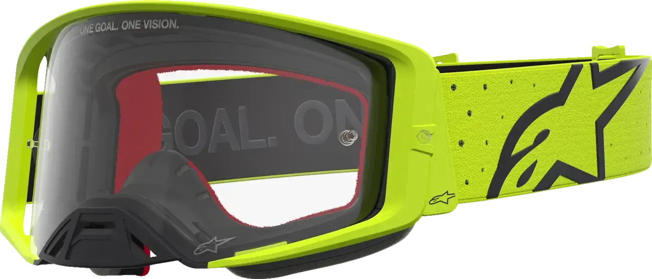 Lunettes Alpinestars Supertech Vesta Jaune Fluo - Protection oculaire