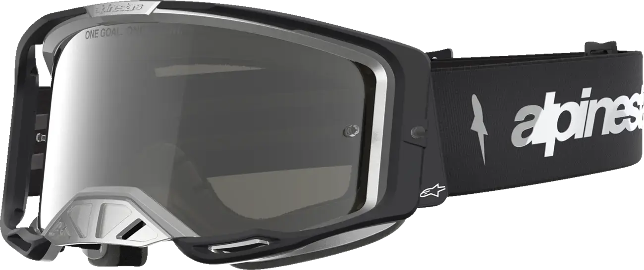 Lunettes Alpinestars Vision 8 Amber BK Silver - Protection moto
