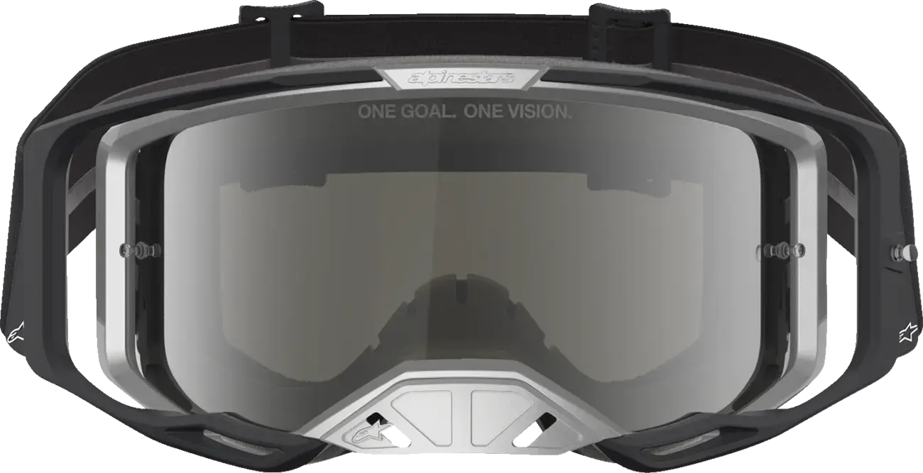نظارات Alpinestars Vision 8 Amber BK Silver - حماية للدراجات النارية — المنظر 2