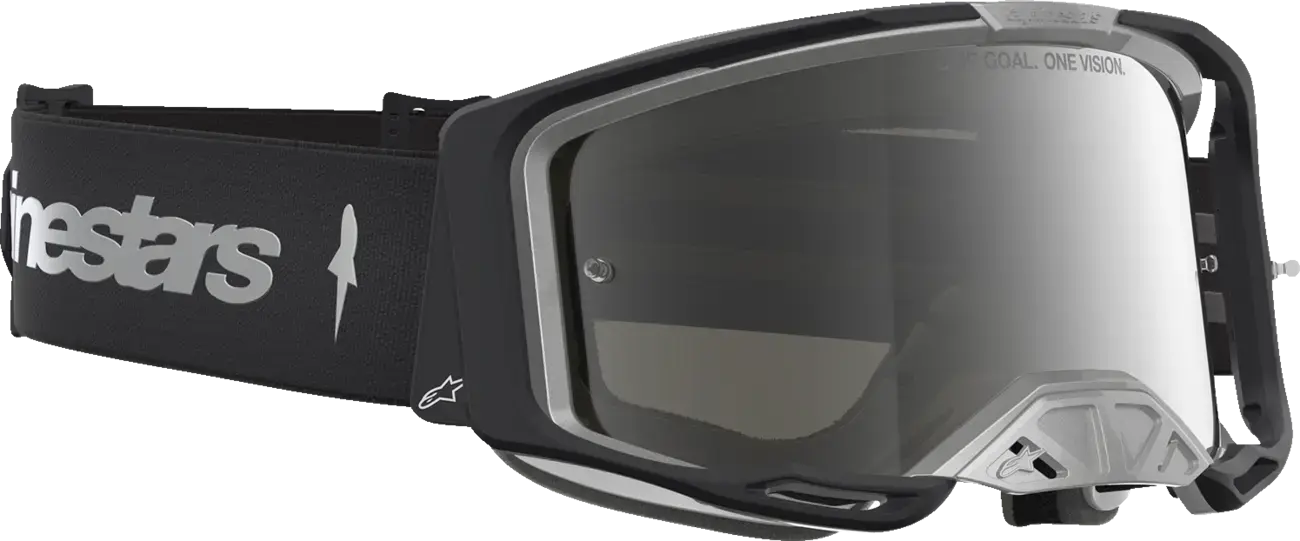 نظارات Alpinestars Vision 8 Amber BK Silver - حماية للدراجات النارية — المنظر 3