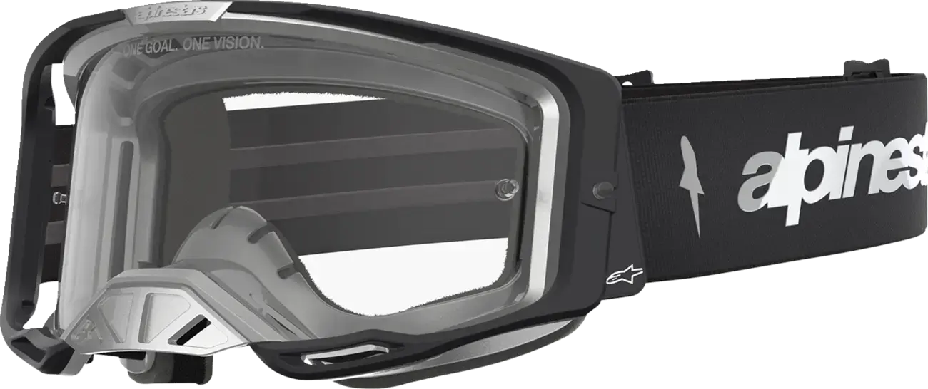 Lunettes de protection Alpinestars Vision 8 Ambre Noir/Argent