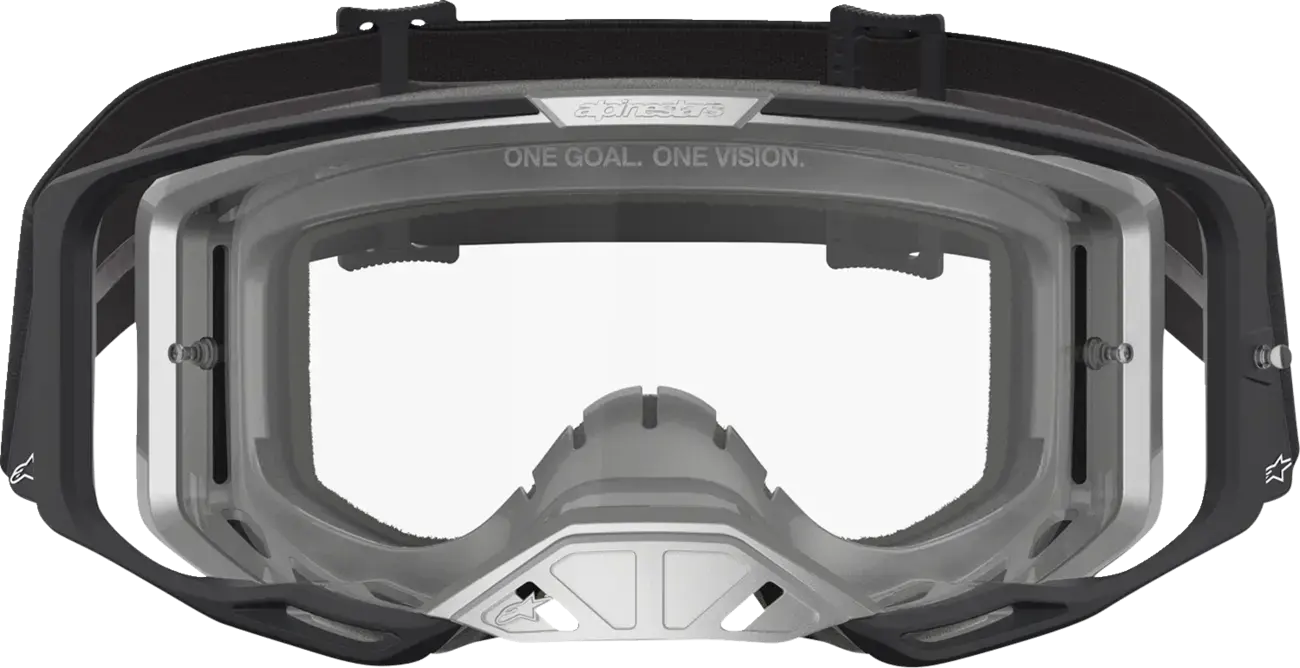 Alpinestars Vision 8 Schutzbrille Bernstein Schwarz/Silber — Ansicht 2