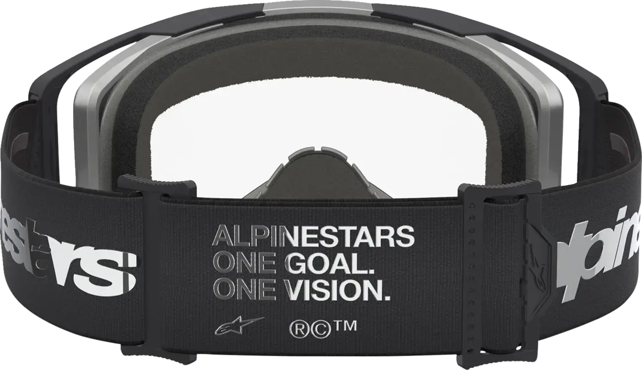 Alpinestars Vision 8 Schutzbrille Bernstein Schwarz/Silber — Ansicht 4