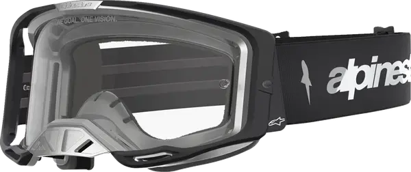 Alpinestars Vision 8 Schutzbrille Bernstein Schwarz/Silber — Ansicht 5