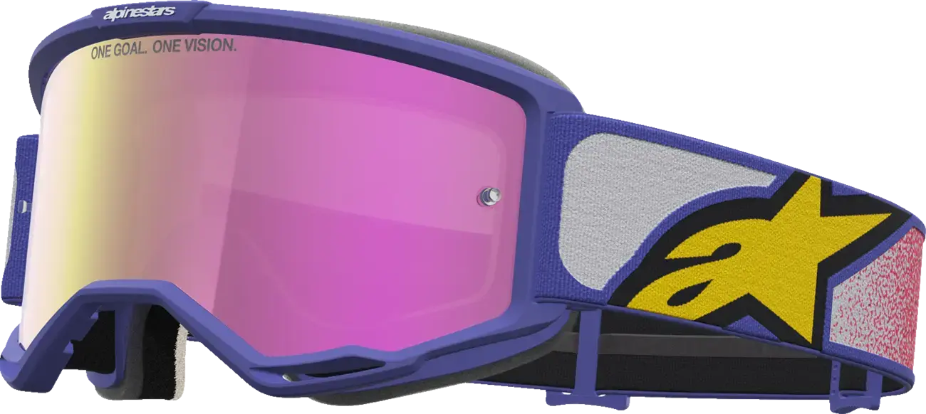 Lunettes de protection Alpinestars Vision 5 Drag Rouge Violet