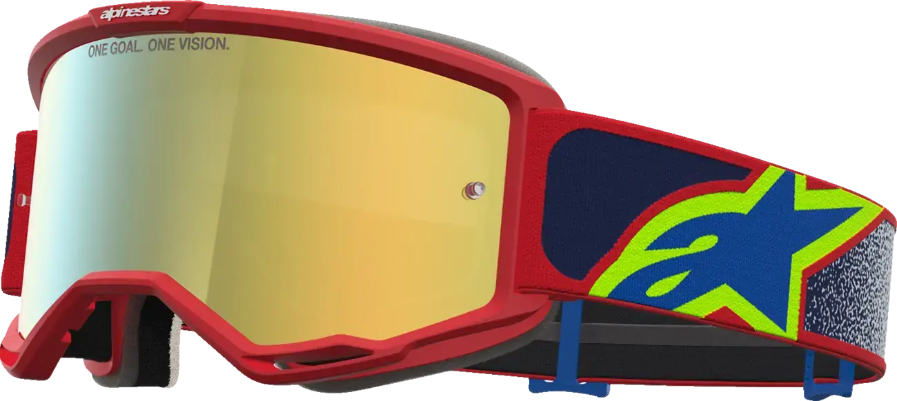 Goggle Vision 5 Drag Fire Red par Alpinestars - Protection oculaire