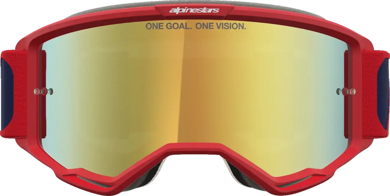 Alpinestars Vision 5 Drag Fire Red apsauginiai akiniai - akių apsauga — 2 vaizdas