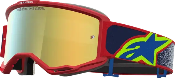 Alpinestars Vision 5 Drag Fire Red apsauginiai akiniai - akių apsauga — 5 vaizdas