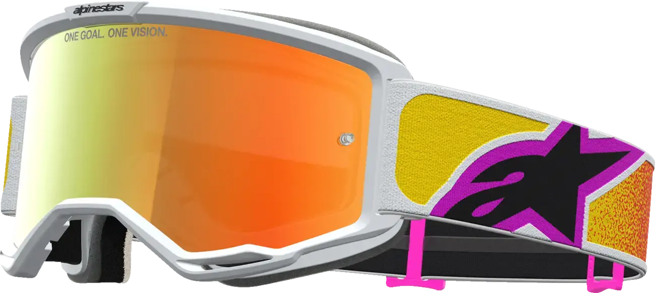Lunettes de protection Alpinestars Vision 5 Drag Org Red M