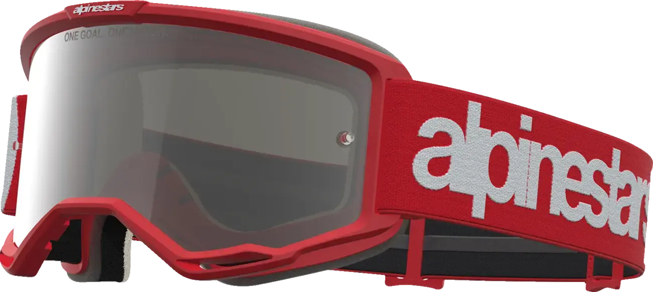 Lunettes de protection Alpinestars Vision 5 Hone Rouge Blanc