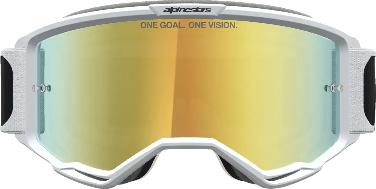 Alpinestars Vision 5 Rora 护目镜，黑/白 — 第 2 视图