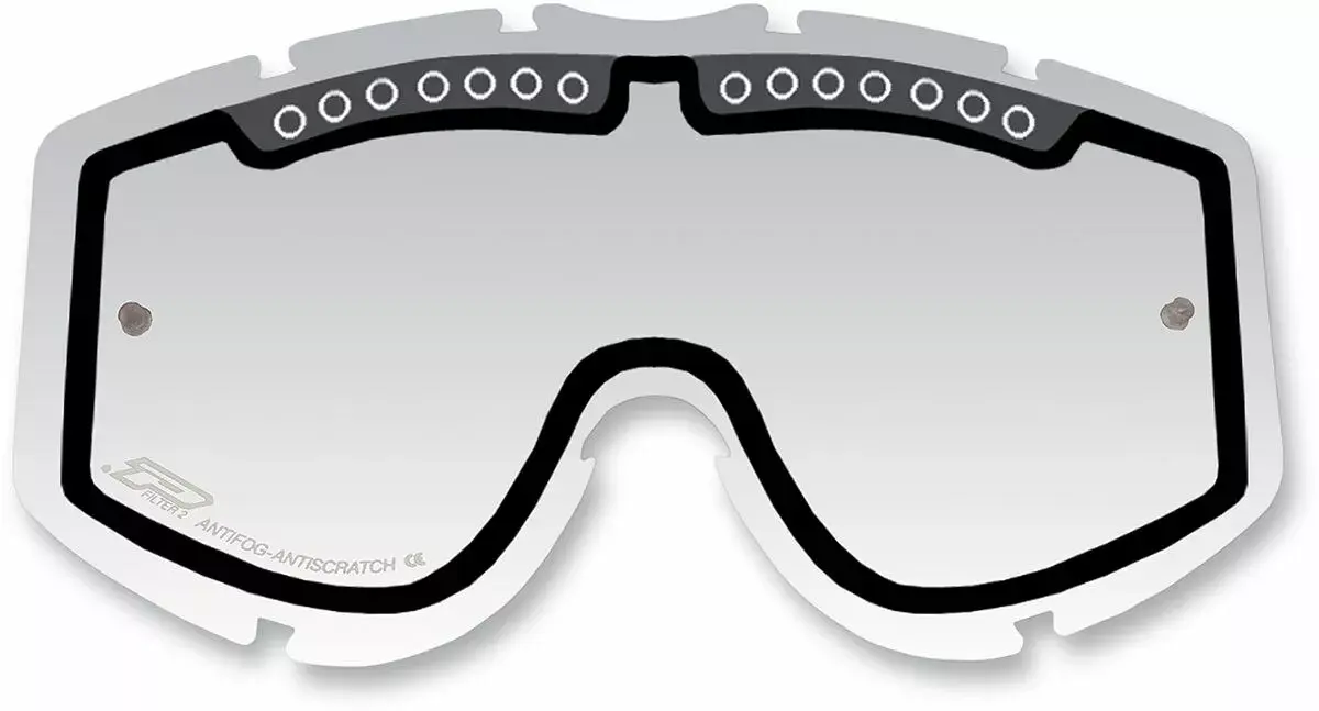 Visier für Cross-Brillenmaske Progrip für Modelle 3200-3201-3204-3301-3450 transparent Lichtempfindlichkeit Doppelvisier antibeschlag kratzfest UV-Schutz — Ansicht 8