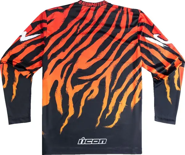 Veste moto ICON Jersey Rad Dawn orange 2XL — vue 2