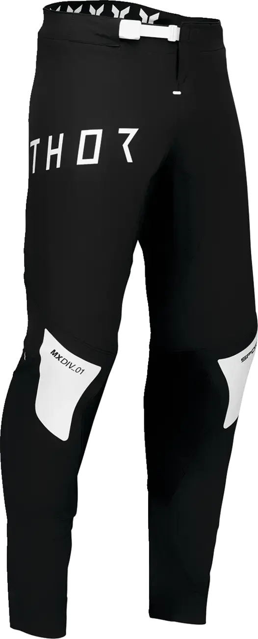 Thor Sport Strike Black 36 팬츠 - 오프로드에 이상적