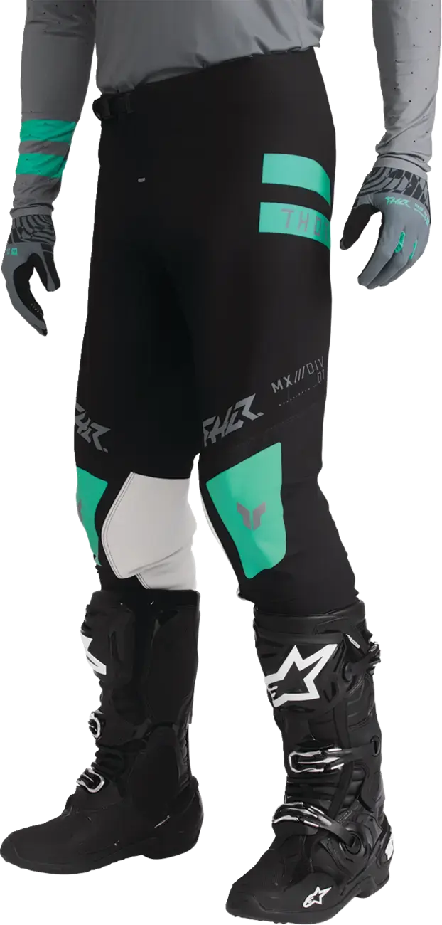 Hose Thor Sportmode Mind Ctrl für Herren, schwarz und grün — Ansicht 3