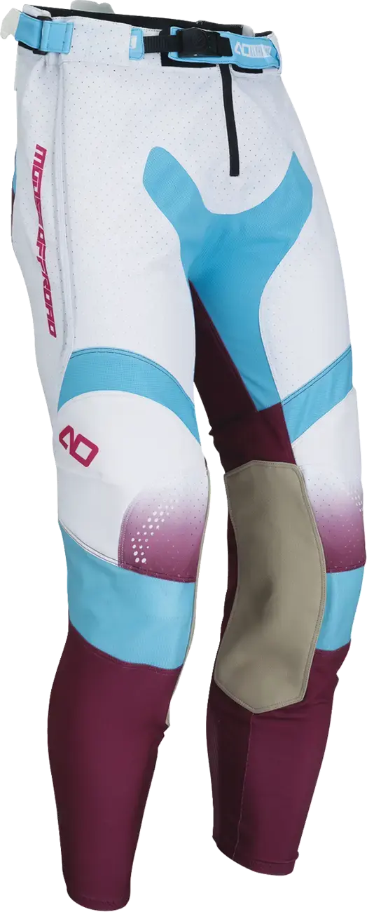 Alpha One Weiß/Violett Größe 30 Hose von Moose Offroad Soft-Goods