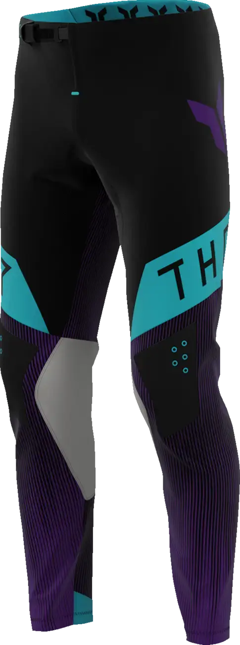 Nohavice Thor Sportmode Vanish BK/PU 32 pre mužov — pohľad 3