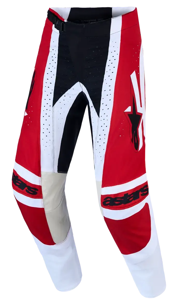 Hose Techstar Maven Rot/Weiß/Schwarz Alpinestars (MX)