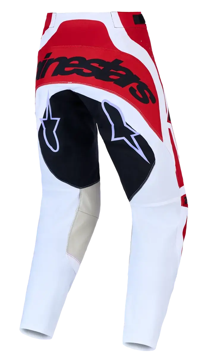 Hose Techstar Maven Rot/Weiß/Schwarz Alpinestars für Motocross — Ansicht 2