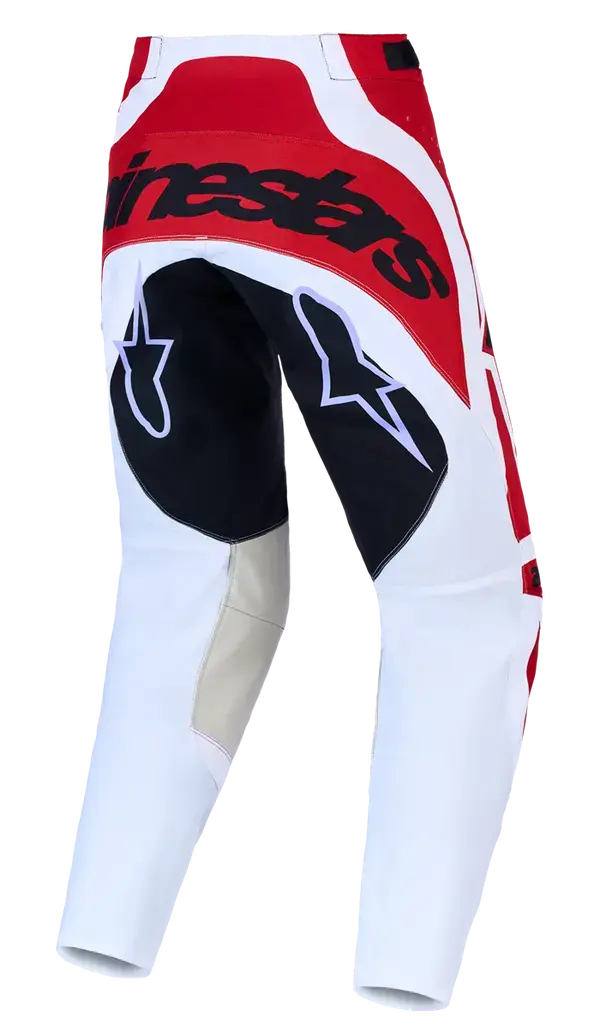 Hose Techstar Maven Rot/Weiß/Schwarz Alpinestars für Motocross — Ansicht 4