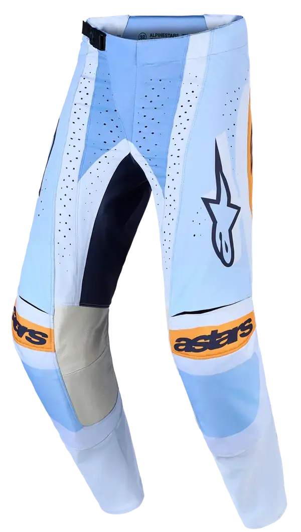 Alpinestars Techstar Maven Hose Blau/Türkis/Schwarz (MX) — Ansicht 3