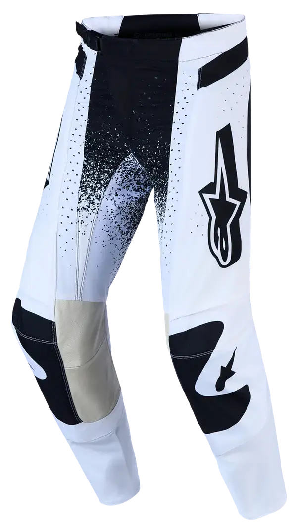Alpinestars 모토크로스용 Techstar Swan 화이트/블랙 바지 — 3번째 뷰