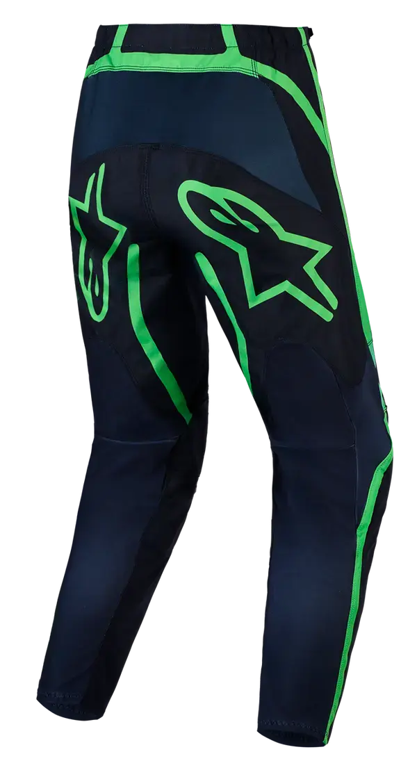 Hose Alpinestars Fluid Apex V2 Schwarz/Grün für Motocross — Ansicht 4