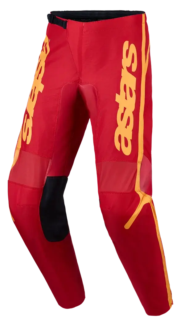 Kalhoty Alpinestars Fluid Apex V2 červená/Zlato 42 — pohled 3