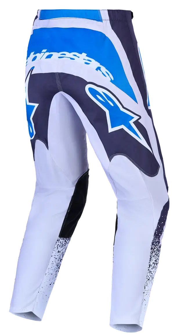 Hose Alpinestars Drag Offroad für Herren, grau/lila/blau — Ansicht 4