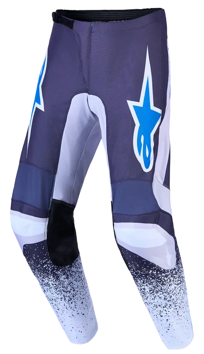 Alpinestars Drag Offroad Hose für Herren, Grau/Lila/Blau