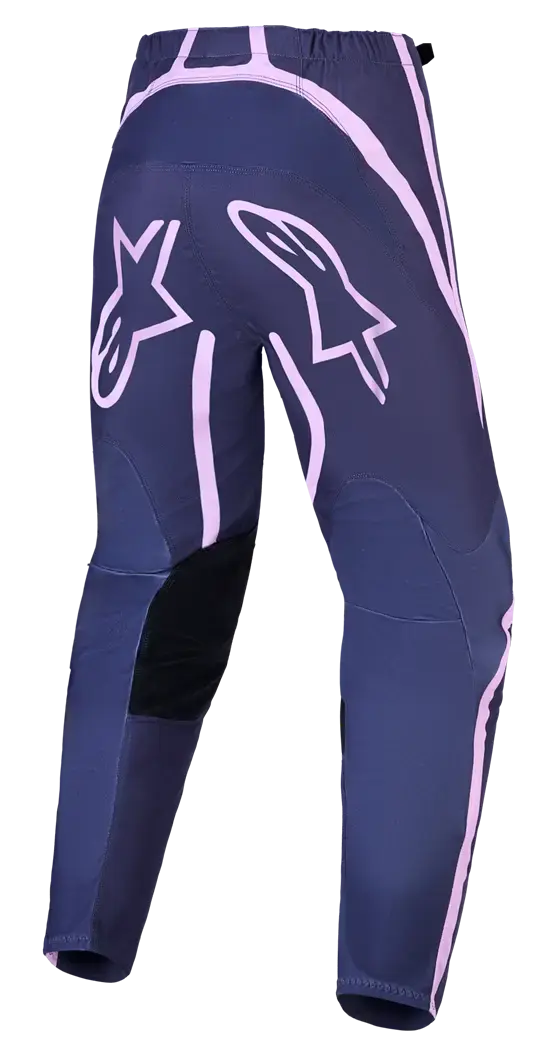 Hose Alpinestars 4W Fluid Apex V2 Grau/Rosa für Damen — Ansicht 2