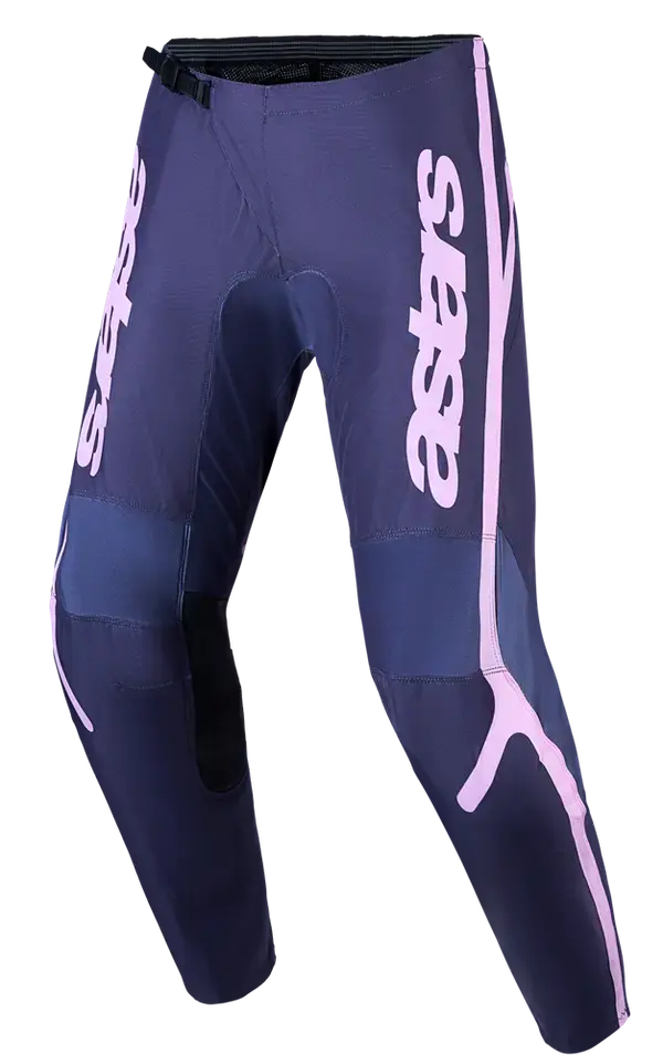 Hose Alpinestars 4W Fluid Apex V2 Grau/Rosa für Damen — Ansicht 3