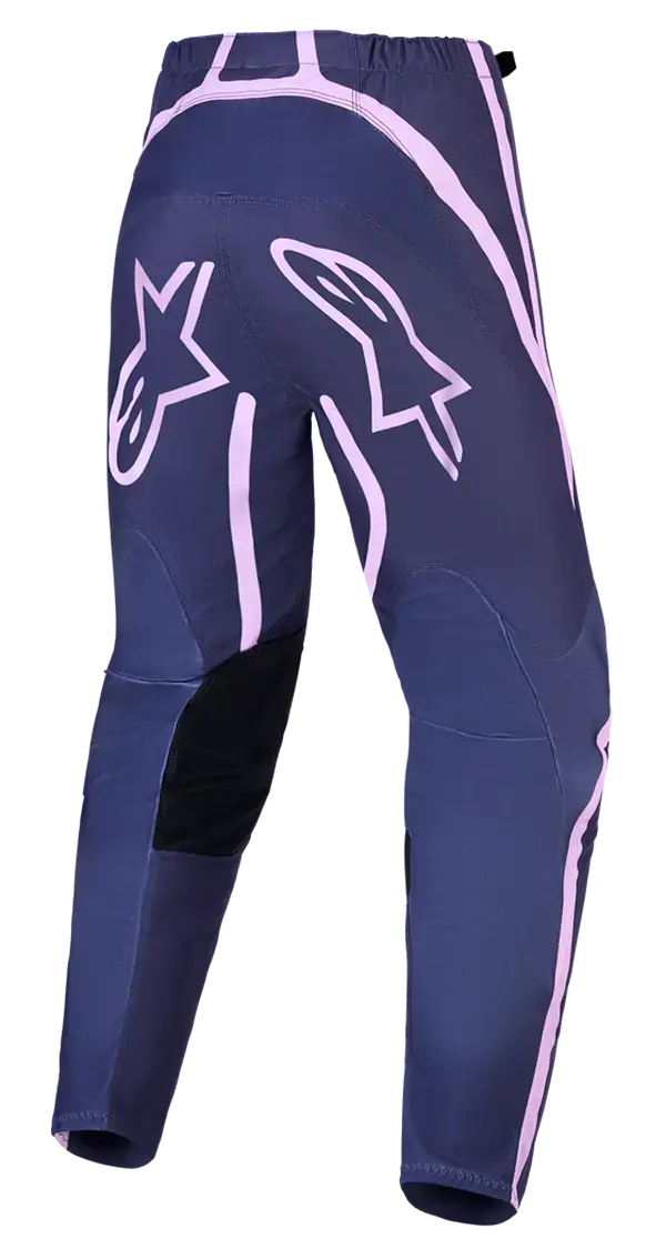Hose Alpinestars 4W Fluid Apex V2 Grau/Rosa für Damen — Ansicht 4