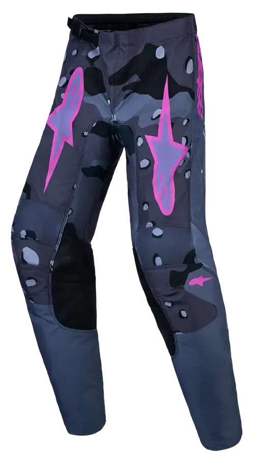 Motociklo kelnės Alpinestars MX Youth Fluid Lone Pilka/Camo/Raudona