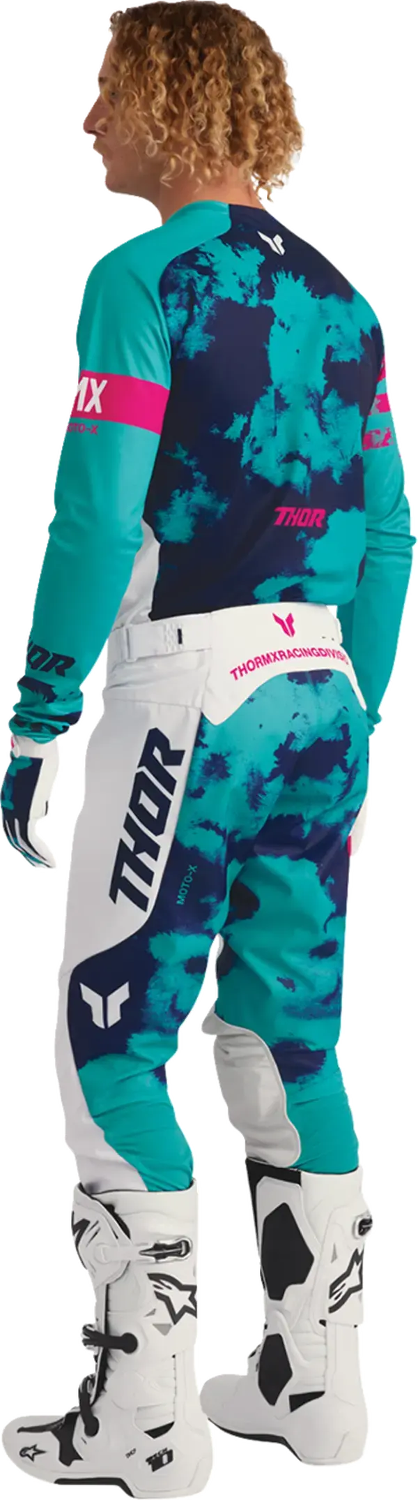 Jersey THOR Launchmode Bleach blanc — vue 7