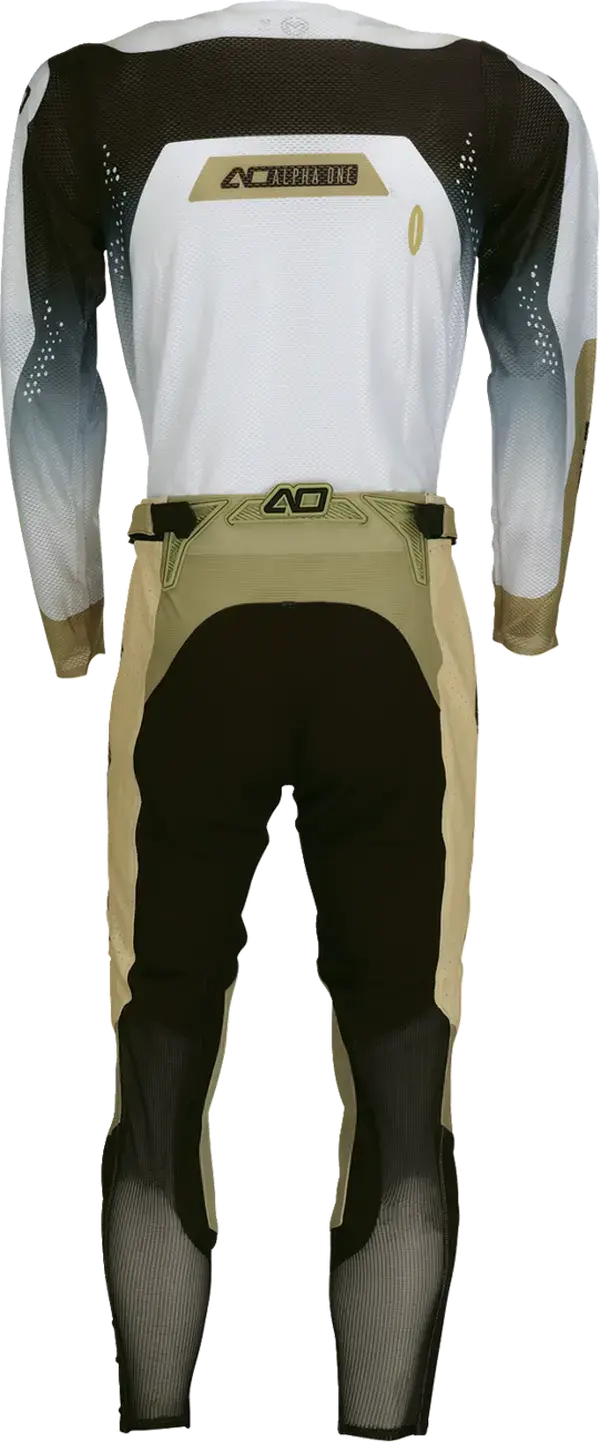Jersey Alpha One Tan/Schwarz MD von Moose Offroad Soft-Goods — Ansicht 6