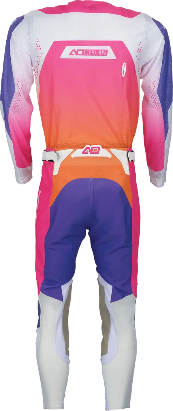 Jersey Alpha One Orange/Violett Moose Offroad Soft-Goods — Ansicht 5