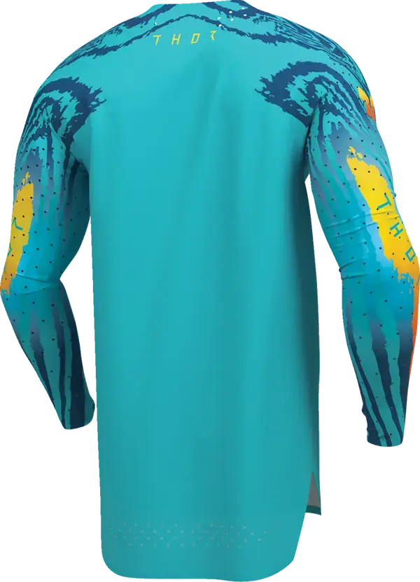 Thor Jersey Sportmode Damascus Aqua - Erkekler için Offroad Kıyafeti — 6. görünüm