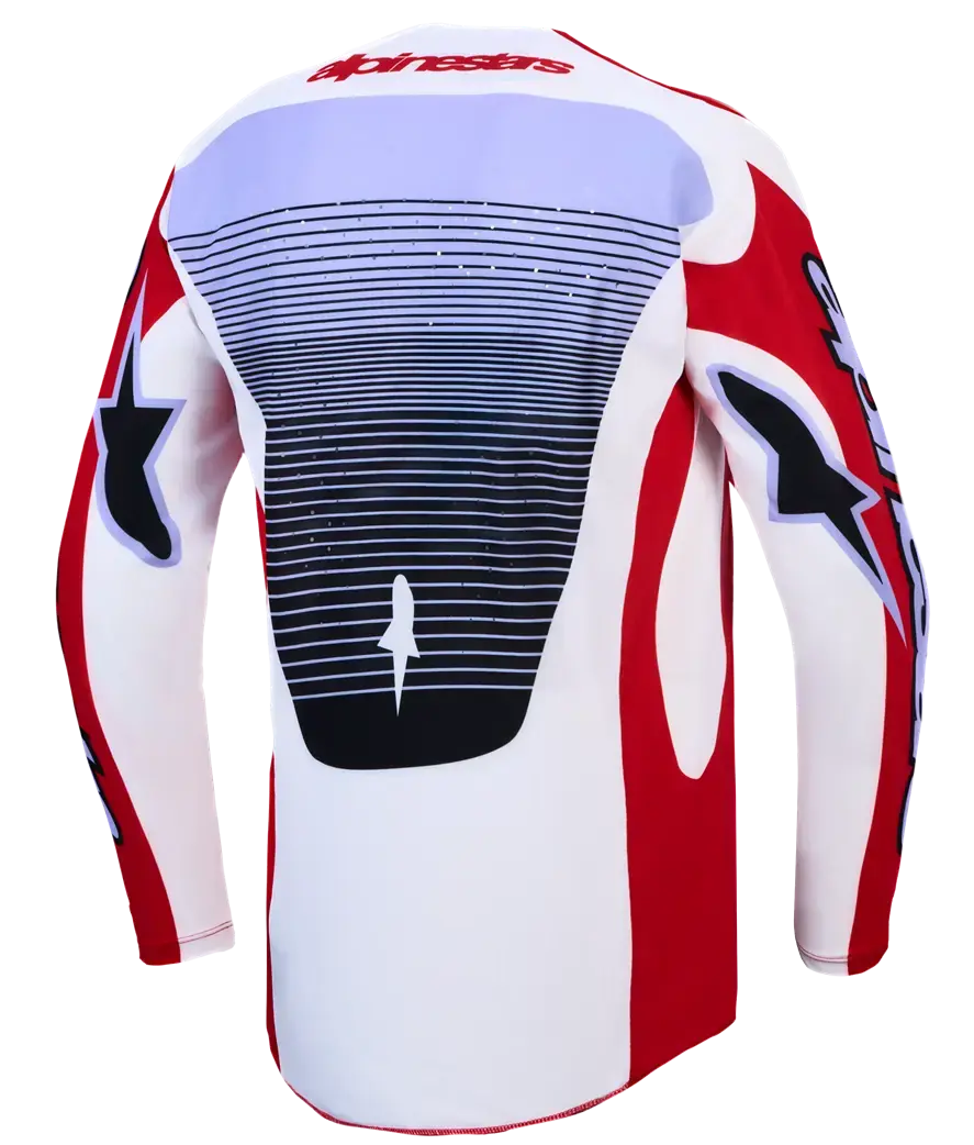 Джърси Techstar Maven Червен/Бял/Син Alpinestars за Мотокрос — изглед 2