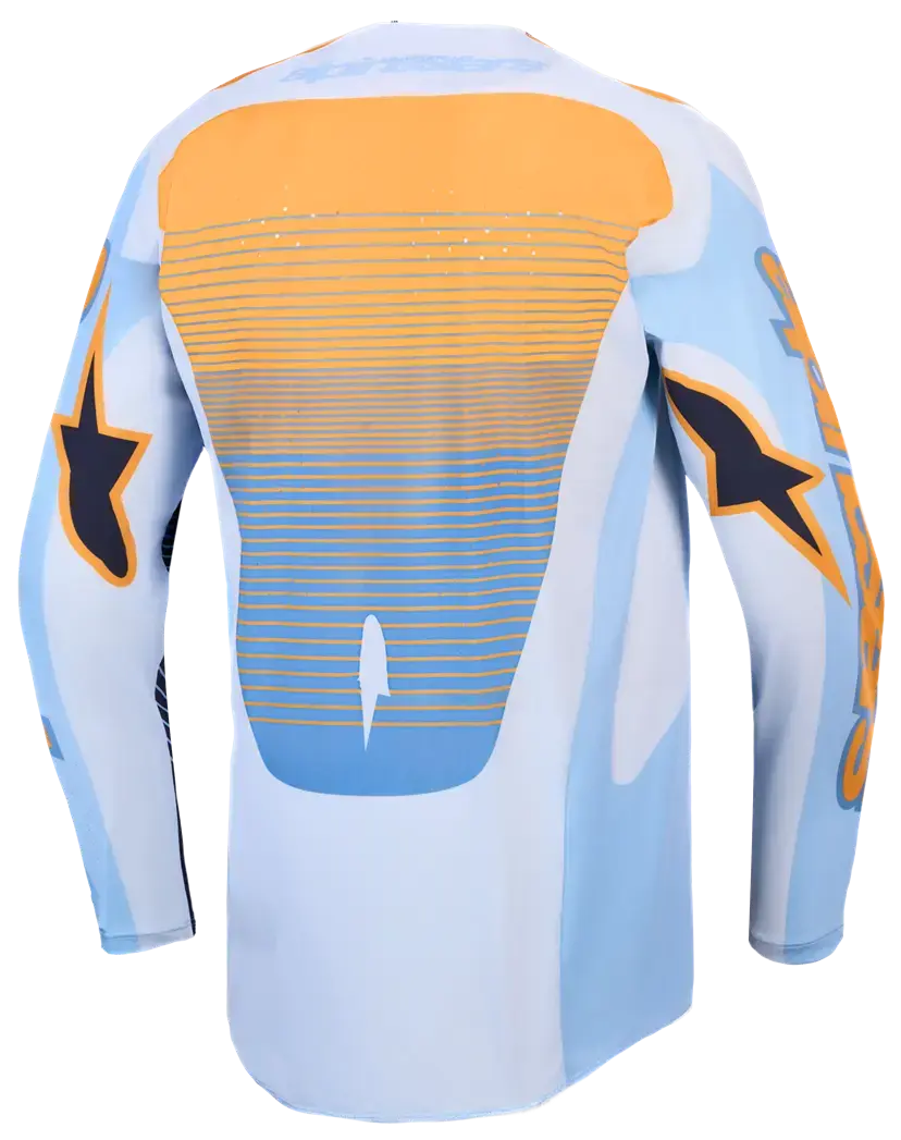Alpinestars Techstar Maven Motocross-Jersey Blau/Orange — Ansicht 2