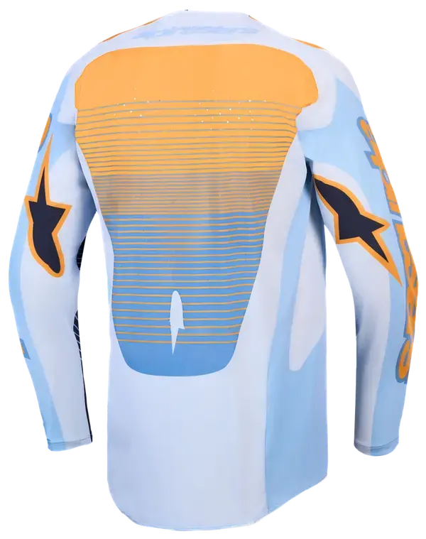 Alpinestars Techstar Maven Motocross-Jersey Blau/Orange — Ansicht 4