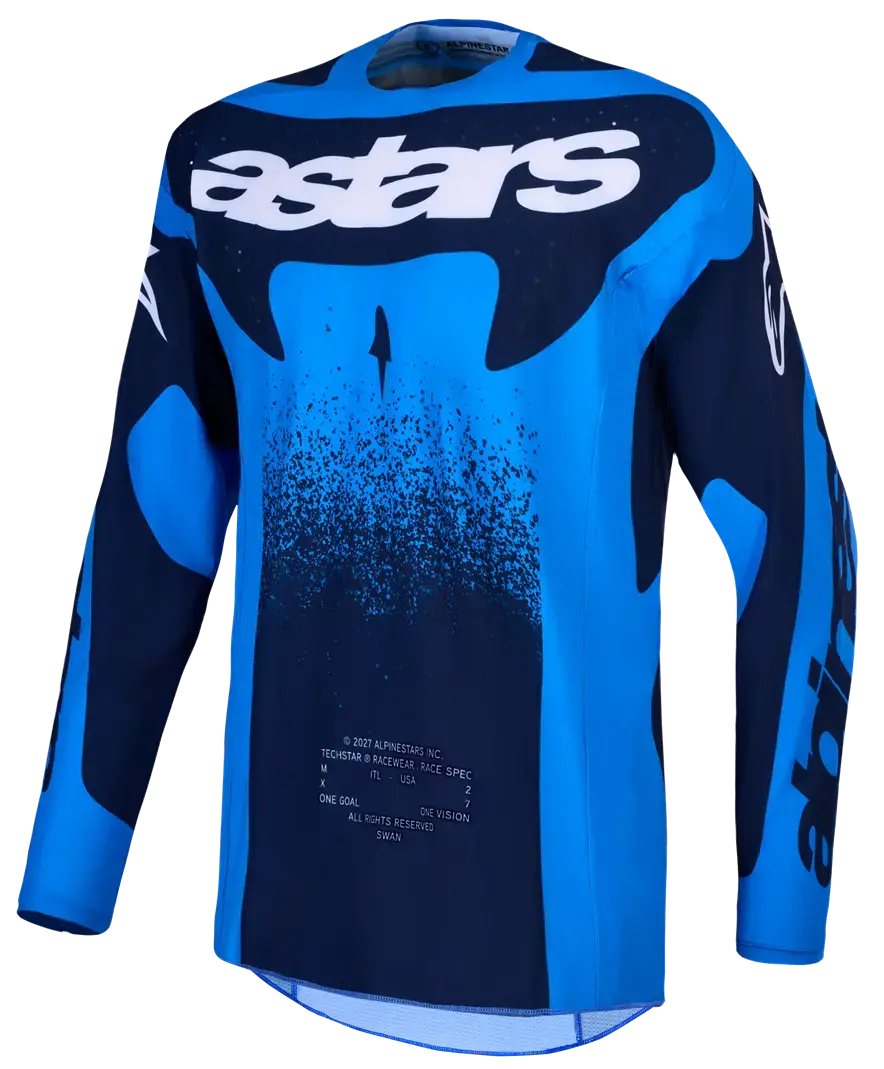 Maillot Techstar Swan UCLA Blue Alpinestars pour motocross