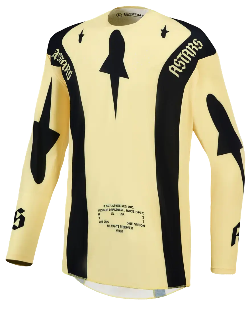 Jersey Techstar Atrox Alpinestars jaune/noir XL pour motocross