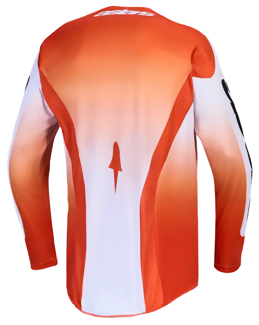 Jersey Racer Amber Rot/Lila/Schwarz Alpinestars für Motocross — Ansicht 2