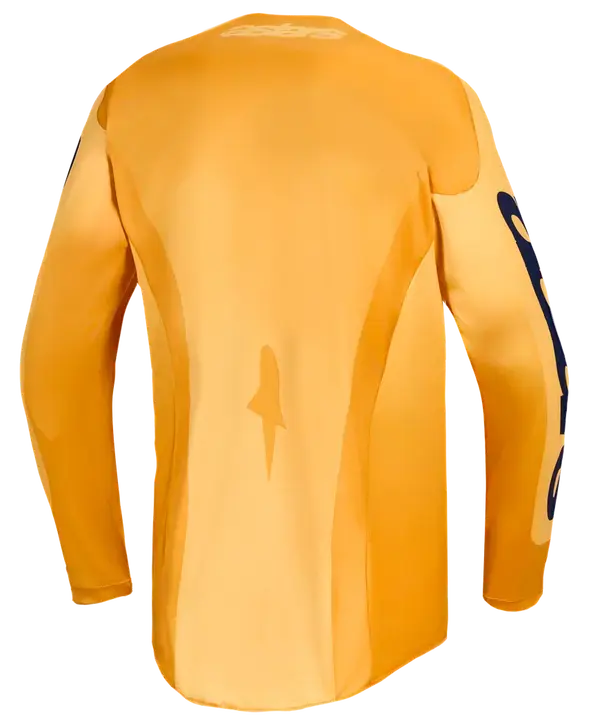 Jersey Racer Alpinestars Amber Org/Gld/Blu für Motocross — Ansicht 4