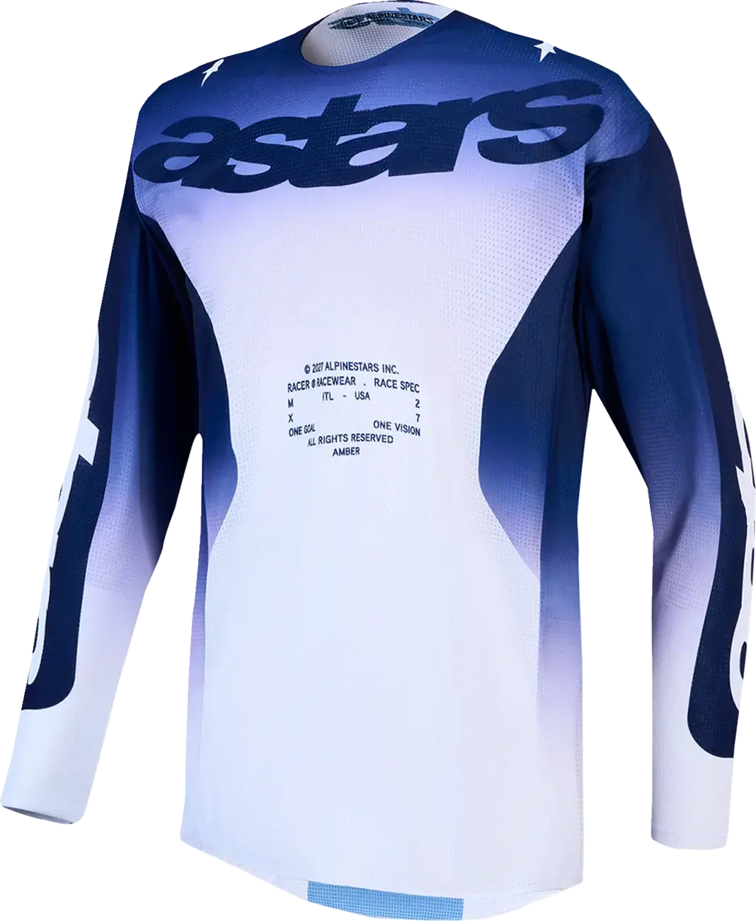 Jersey Racer Air Amber BL/NV/W Alpinestars pour Motocross