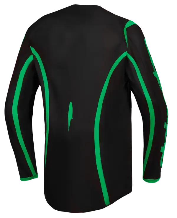 Jersey Fluid Apex V2 Schwarz/Grau Alpinestars für Motocross — Ansicht 4